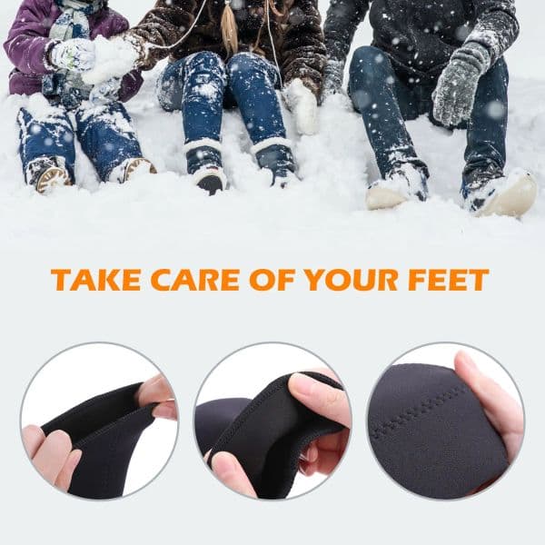Neoprene Toe Warmers- Toe Covers Toe Warmer Booties- Thermal Foot Toe Caps Socks for Winter ca17a 66e8c