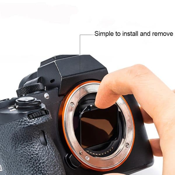 Kase Clip-In Mcuv/Nd/Neutral Night Filter For Sony A7/A7ii/A7iii/A7rii/A7riii/A7riv/A7s/A7sii/A7siii/A9/Fx3 Camera