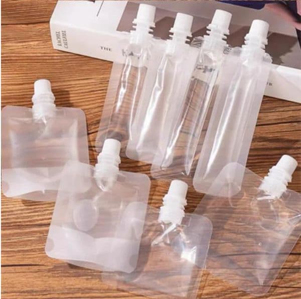 Wholesale 5Ml 10Ml 15Ml Small Spout Pouches Transparent Plastic Bags Sealed Juice Storage Bag Beverage Summer Ice Cold Drink Pouch Portable B2