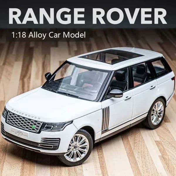Diecast 1 Plane Model Cars 1 18 Large Range Rover Alloy Models Simulate Sound And slot car Light Pullback Toy Car Boys Series Decorative Gifts Car