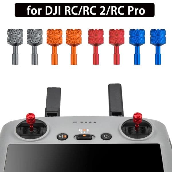Air 3 Joystick RC/RC new 2/RC Pro 2pcs Sticks for DJI Mini 3 Pro/Mini 4 Pro Remote Controller Metal 2025 Thumb Rocker Drone Accessories