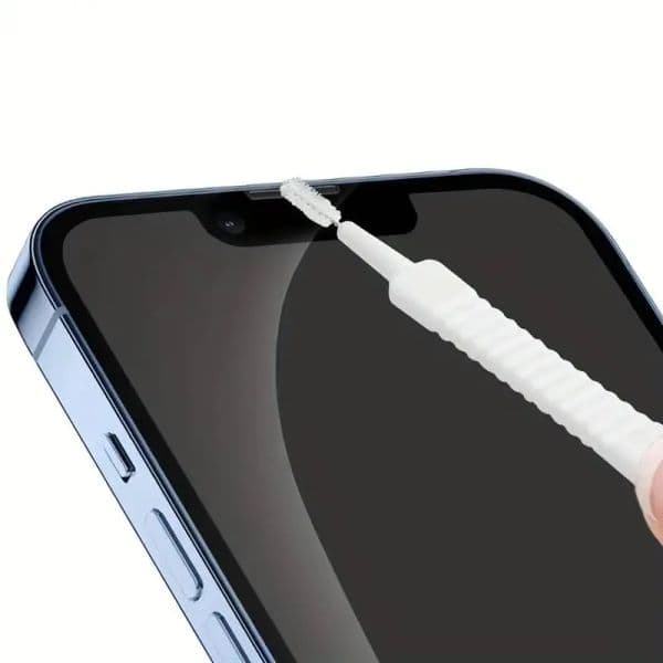 100PCS Mini Bendable Cleaning Brush for Mobile Charging Ports and Dusty Surfaces - Soft Round Bristles for Gentle Cleaning