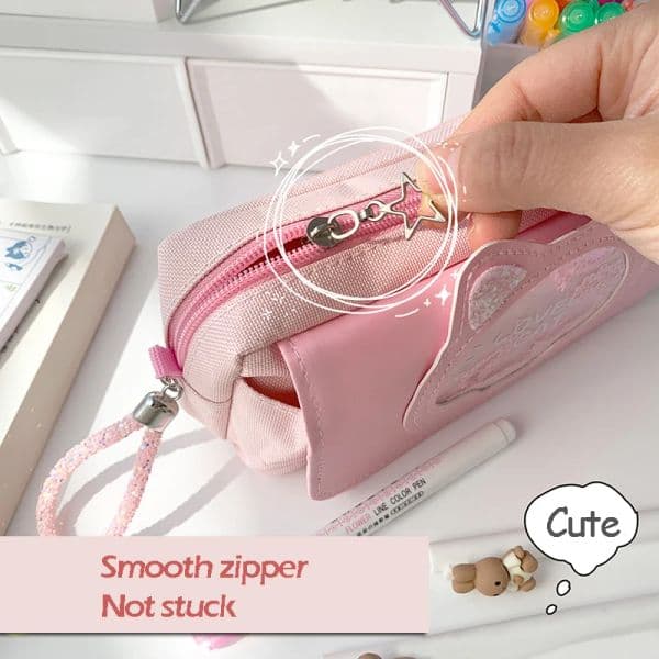 Kawaii Pencil Cases Large Capacity new 2025 Cute Bag Pouch Back To School Supplies Holsters For Girls Korean Japanese Stationery