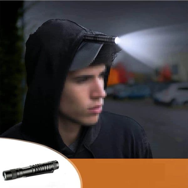 1/2/3PCS set Mini pen flashlight with clip portable Ultra small AAA flashlight Waterproof emergency light For outdoor camping
