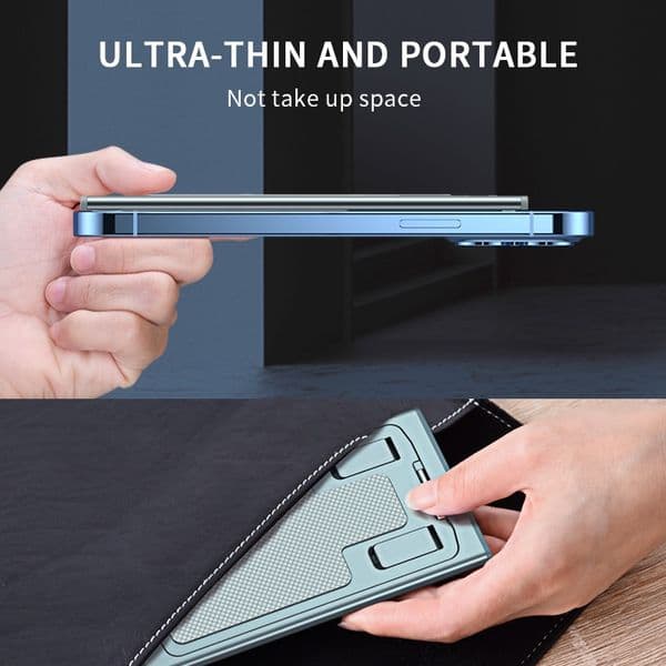 OATSBASF Universal Metal Phone Stand Desktop Tablet Holder For Phone Xiaomi iPad Adjustable Gravity Foldable Extend Support Desk