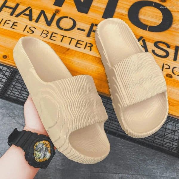 Slippers 2024 Man Summer Beach Fashion hot Eva Soft Women Sandals Thick Platform Leisure Ladies Indoor Bathroom Anti-slip Shoes 188