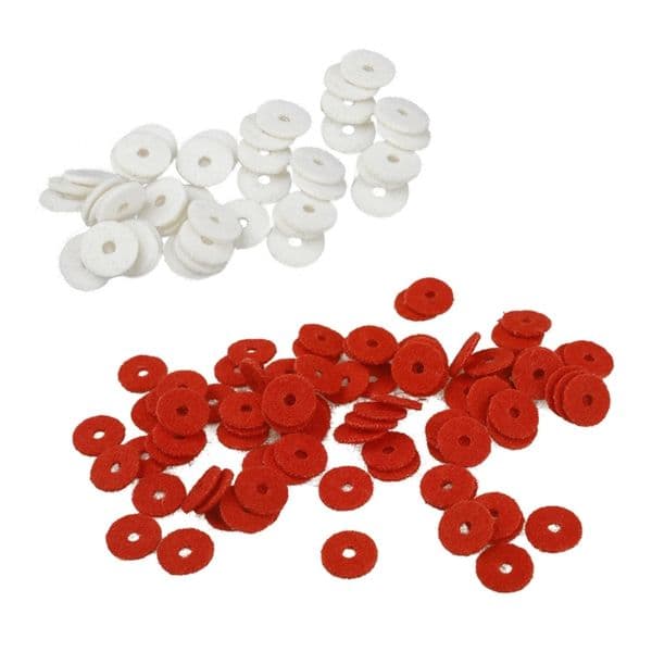 90Pcs Piano Felt Regulating Keyboard Washers Soft Wool Felt Tuning Tools