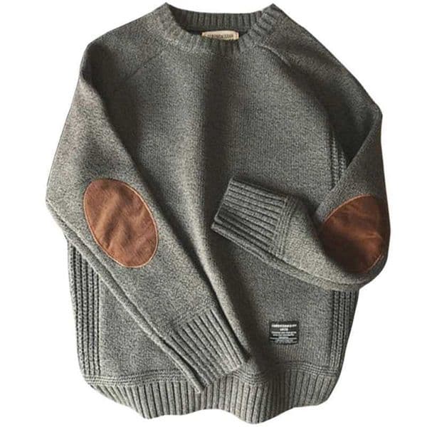 2025 New Men Pullover Sweater Autumn Fashion Casual Loose Thick O Neck Wool Knitted Oversize Harajuku Streetwear Knitwear M-5Xl Q260526