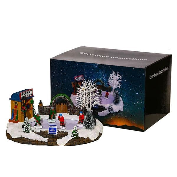 Christmas Lantern House Christmas Village House Desktop Decoration Christmas Luminous Resin Decoration Christmas Gifts 241203