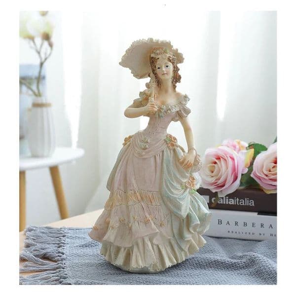 Europe Victorian Girl Statue Fashion Character Beauty Figurines Resin Crafts Wedding Gifts Home Sculpture Decoration Ornaments 241203