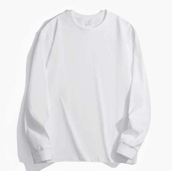 Men's T-shirt men's and women's letter printed T-shirt fashionable couple spring and autumn long sleeved top high street style long-sleeved T-shirt