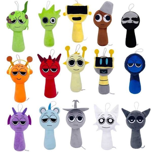 2025 new Toys Incredibox Plush Doll Sprunki Game Pillow Kids Birthday Gifts Stuffed Dolls Christmas GiftXJ241204 Designer