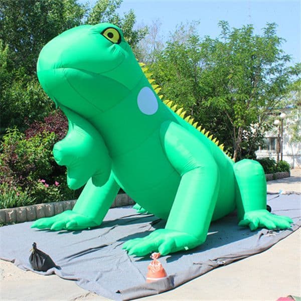 5m 16.4ft Length Giant Inflatable Lizard Inflatables Balloon Mascots With Strip For Advertising Inflatable Decoration 454521