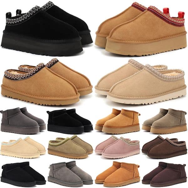 Free Shipping Austalia Tasman Boots Slippers Tazz Designer Sandals women womens fur slides tasmin flip flops slipper sliders shoes ultra mini boot outdoor warm