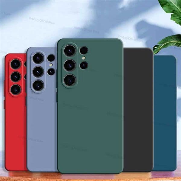Suitable for Galaxy S25 Ultra phone case Galaxy S25 Plus S25 Ultra cover shock-absorbing liquid silicone phone case M241209