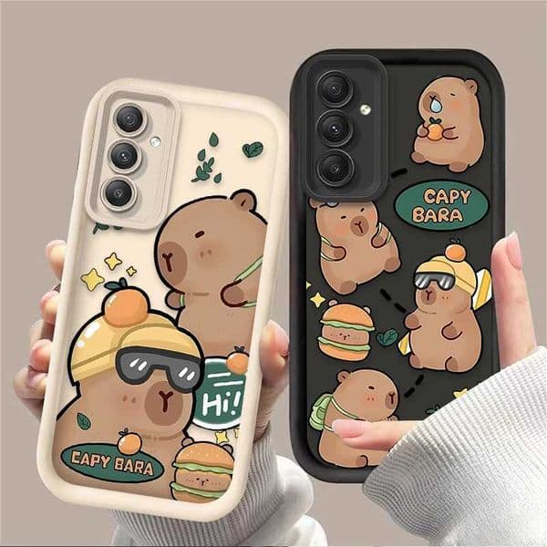 New Arrival Designer Phone Case For Galaxy A35 A55 A15 A25 A16 A06 A05 A05S A24 A13 A23 A12 A22 A32 A52 A71 A51 4G Cool Capybara Cover Z241209