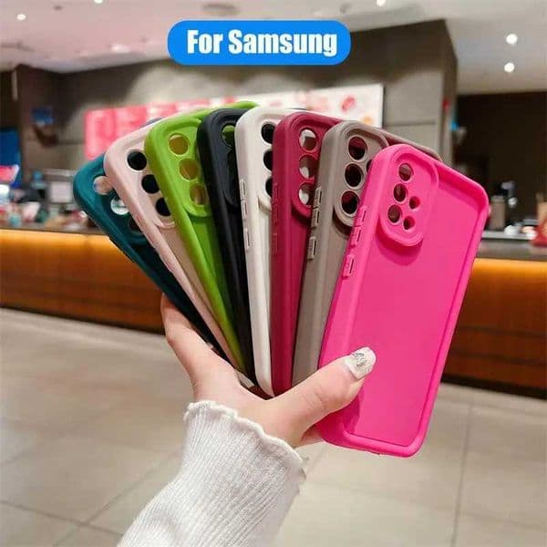 Hot Sale A 12 22 51 71 31 A50 A30s A20s A10 matte silicone shell suitable for Galaxy A51 A71 4G A12 A22 5G A31 A21S A7 2018 A11 back cover T241209