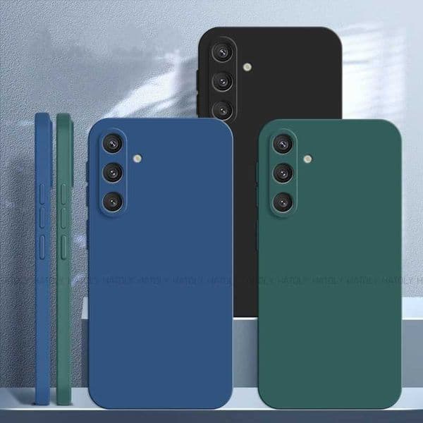 Suitable for Galaxy S24 FE shell Galaxy S24 FE cover shockproof luxury TPU liquid silicone phone cover suitable for Galaxy S24 FE M241209