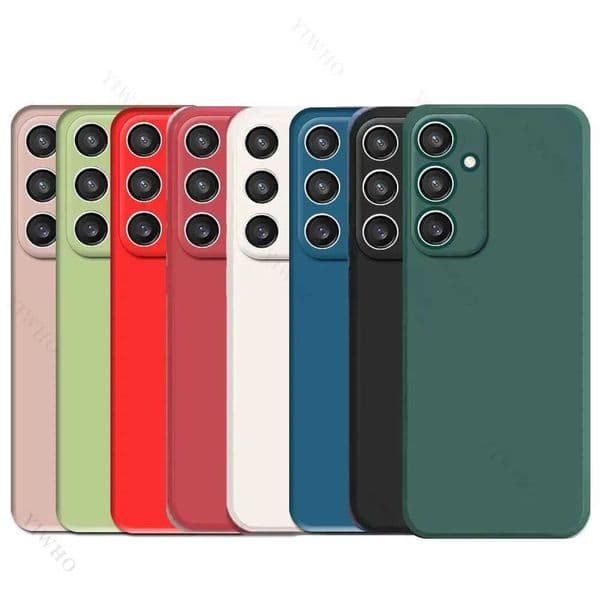 New Arrival Liquid silicone shell for Galaxy S24 S23 S22 S21 Ultra S20 FE S23fe A15 A25 A14 A24 A34 A54 M54 M34 5G phone back cover Z241209