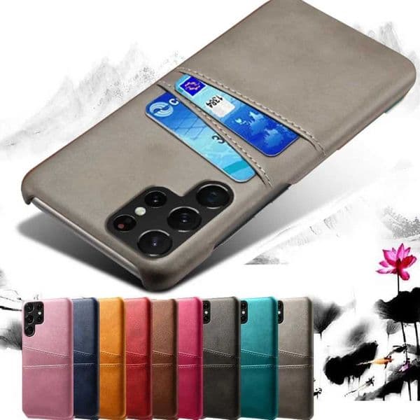 New Arrival Designer Phone Case For Galaxy S23 Ultra S22 S21 S10 Plus 5G S9 S8 Wallet Credit Card Holder ID Slot Case Note 20 10 9 Cover Coque Z241209