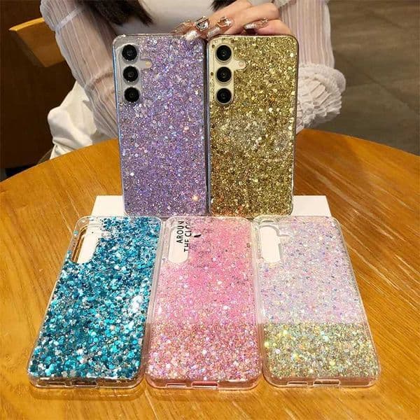 New Arrival Designer Phone Case For Galaxy A06 S24 ULTRA A16 S25 Plus A23 A14 A54 A34 A25 A15 A55 Cover Luxury Flash Epoxy Soft Silicone Shell Z241209