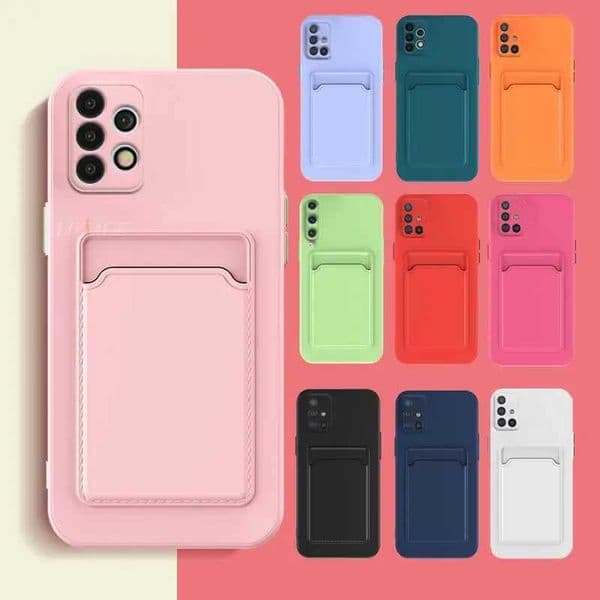 New Arrival Designer Phone Case For Galaxy A51 A71 A32 A52 A72 A22 4G 5G A50 A30S A20 A30 Silicone Wallet Slot Cover Z241209