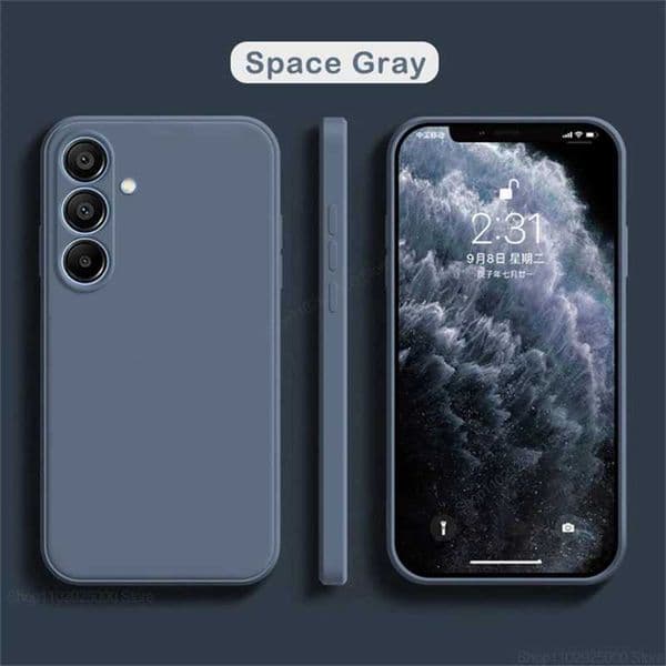 Hot Sale Suitable for A15 phone case luxury square liquid silicone phone case Funda suitable for Galaxy A15 A 15 5G shock resistant protective cover T241209