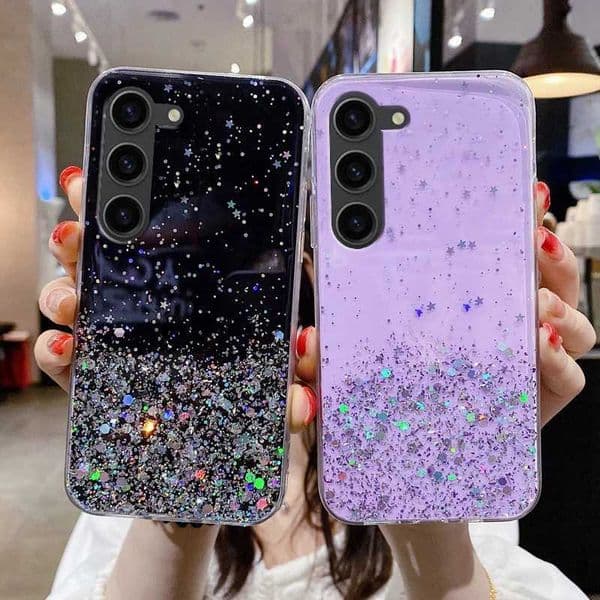 New Arrival Designer Phone Case For Galaxy S24 S24Plus S23 S23FE S22 S21 S10 S9 Plus Note 20 10 Soft Crystal Flash Cover Z241209
