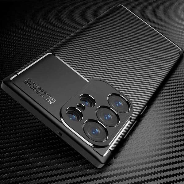 New Arrival Suitable for Galaxy S24 Ultra 5G shell carbon fiber shock-absorbing cover Sumsun S 24 Plus S24Ultra soft rubber shock-absorbing Coque Z241209