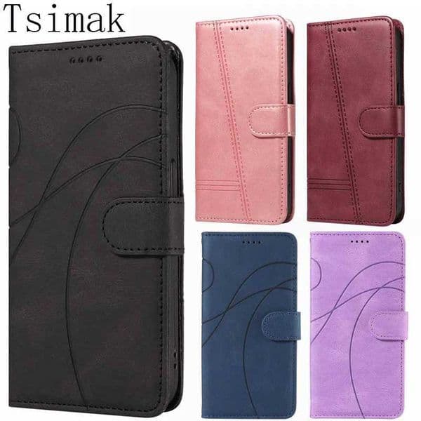 Hot Sale Designer Phone Case For Galaxy S24 Ultra S23 Plus S22 S21 FE S20 A15 A25 A35 A55 phone cover flip leather holder card book cola T241209