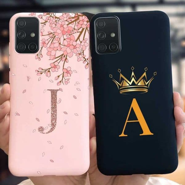 Hot Sale Designer Phone Case For Galaxy A51 Silicone Phone Case SM-A515F Fashion Crown Soft TPU Phone Case A31 A51 A71 Funda Capa T241209