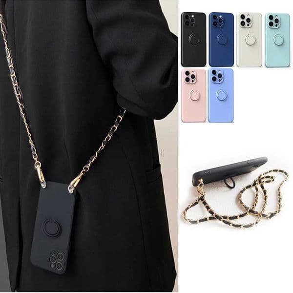 New Arrival Leather strap tie ring holder for Galaxy S24 S23 S21 S22 Ultra S20 FE S10 Note 20 10 Plus magnetic cover phone case Z241209