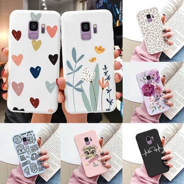 Designer Phone Case For Galaxy S9 S 9 Plus phone case cute cartoon candy paint soft TPU Coque suitable for S9 bumper S9+S9PLUS Funda M241209