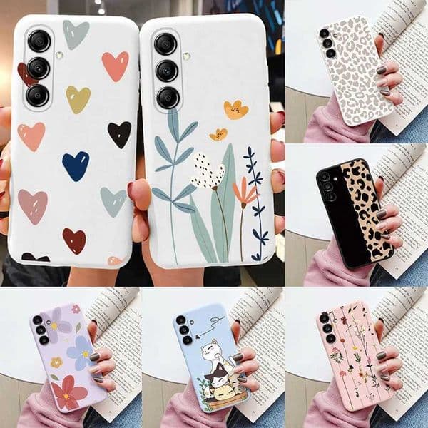 New Arrival Designer Phone Case For Galaxy S23 S 23 Plus S23 Super Cute Heart shaped Flower Cover Soft Silicone Matte Protection Funda Z241209