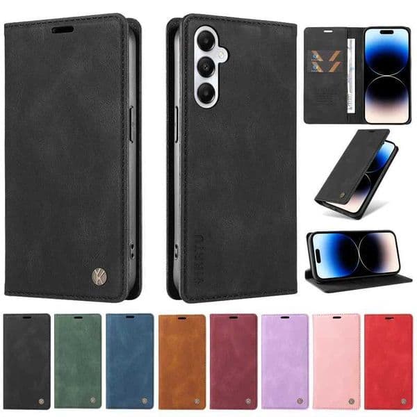 Hot Sale Luxury wallet leather protective case suitable for Galaxy A35 A55 A34 A54 A24 A14 4G A25 5G A05 A05S T241209