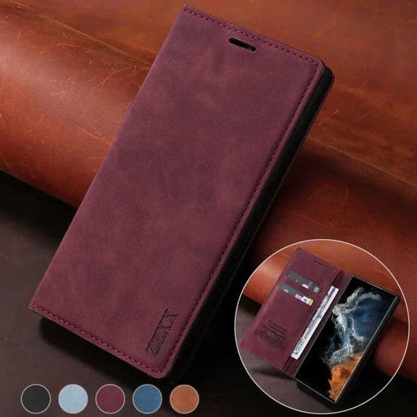 New Arrival Flip wallet leather case suitable for Galaxy S22 Ultra S21 Plus S20 FE S10E S10 S9 Plus A04s A12 M12 A13 A50 A51 A52 A53 Z241209