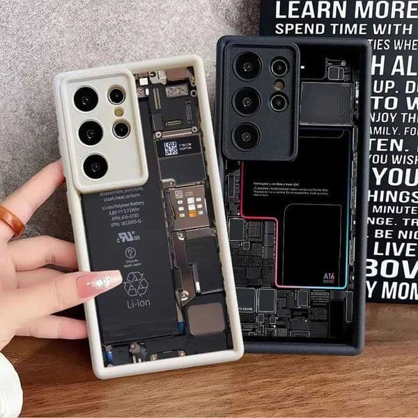 Hot Sale Designer Phone Case For Galaxy S24 Ultra S20 FE S23 Plus S22 S21 Ultra S23Ultra 5G TPU Silicone Soft Circuit Board Pattern Cover Phone Case T241209