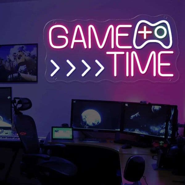 Game room gaming area e-sports room party bedroom wall decoration lights USB birthday gift neon lights X241210