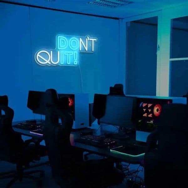 Do not stop wall decorations LED neon lights neon signs for bars gyms USB bedrooms offices and game rooms X241210