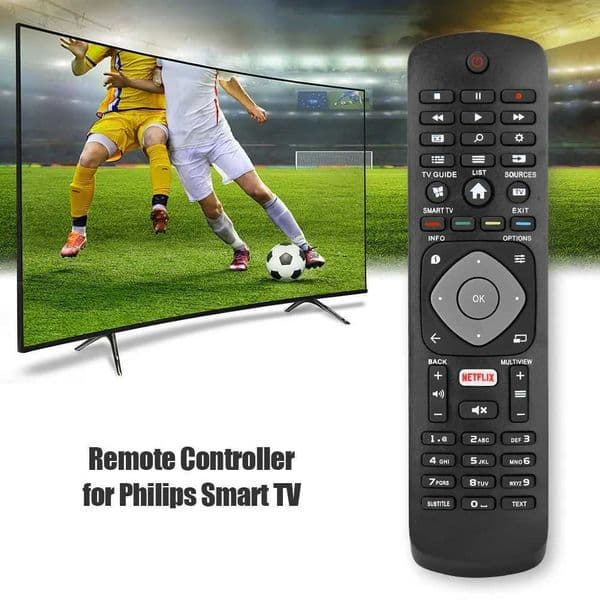 Remote Control For SMART 4K Ultra HD LCD HDR WIFI Smart TV Controller For NETFLIX APP HOF16H303GPD24 398GR08BXJ241210