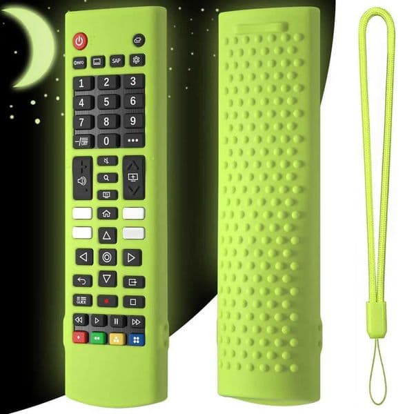 Silicone Cover Remote Control Protection Cover Scratch-Resistant Protective Cover With Lanyard Compatible For AKB RemoteXJ241210