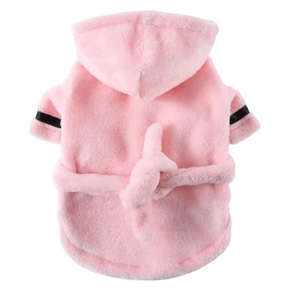 Luxury Canine Clothing Set - Tailored Embroidered Pet Nightgown Toweling Wrap for Cats and Dogs HF38 dh912686698-JY