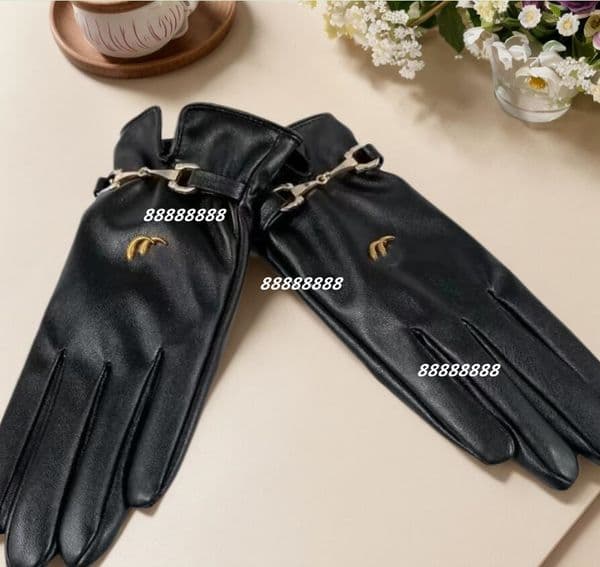 Mens Womens Five Fingers Gloves Fashion Designer Brand Letter Printing Thicken Keep Warm Glove Winter Outdoor Sports Pure Cotton High Quality UG99