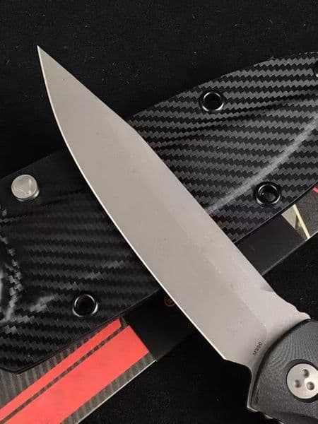Top Quality SOCOM Survival Straight Knife M390 Stone Wash Blade Full Tang G10 Handle Outdoor Camping Hiking folding knife Tactical Knives with Kydex