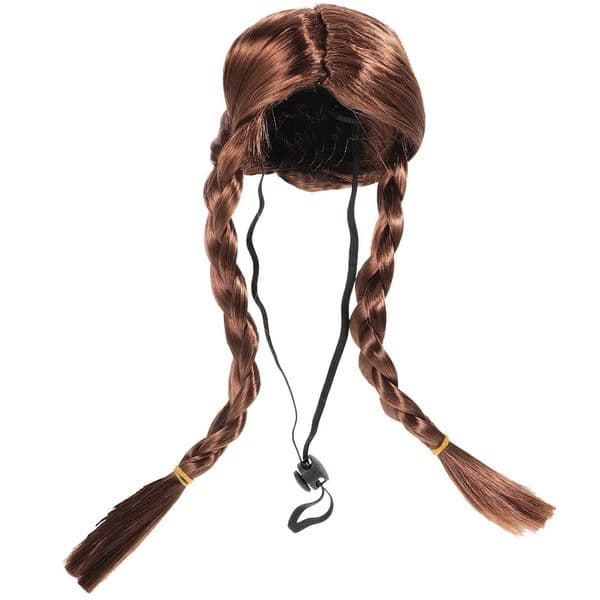 Pet Prop Dog Costume Accessories Dogs Headdress Braided Headpiece Wigs Cosplay Props Halloween Hat M241212