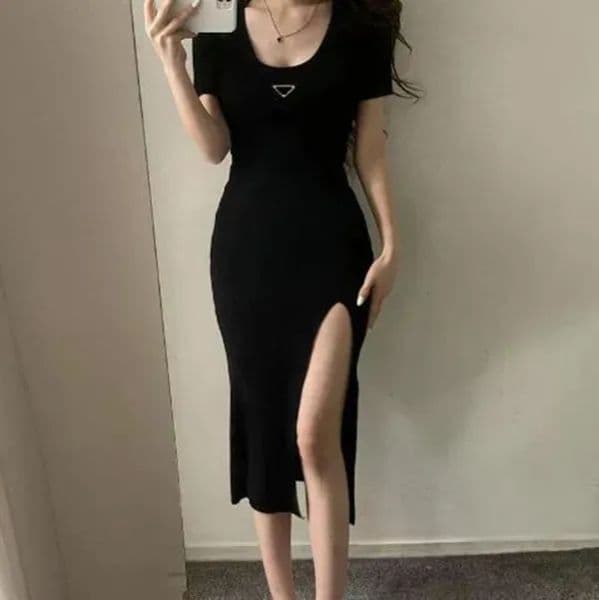 Womens Luxury Dresses Designer Clothing Lady Brand Dress High Quality Clothes Slim Style Dresses Designers Costume Sexy Long Dress vent DPG2406295