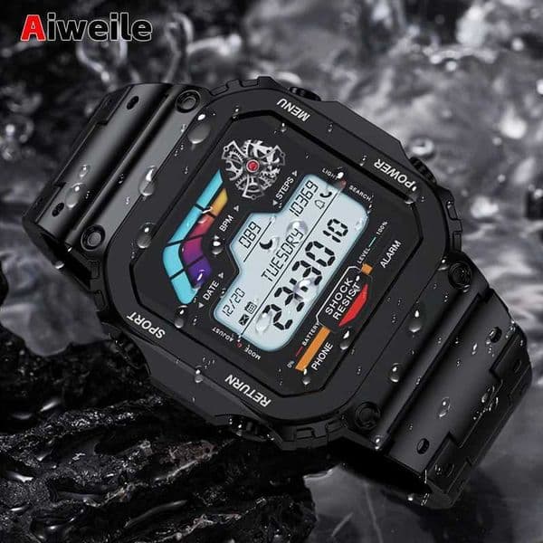 Aiweile AW39 Sport Mode BT Call DIY Watch GTS T241213
