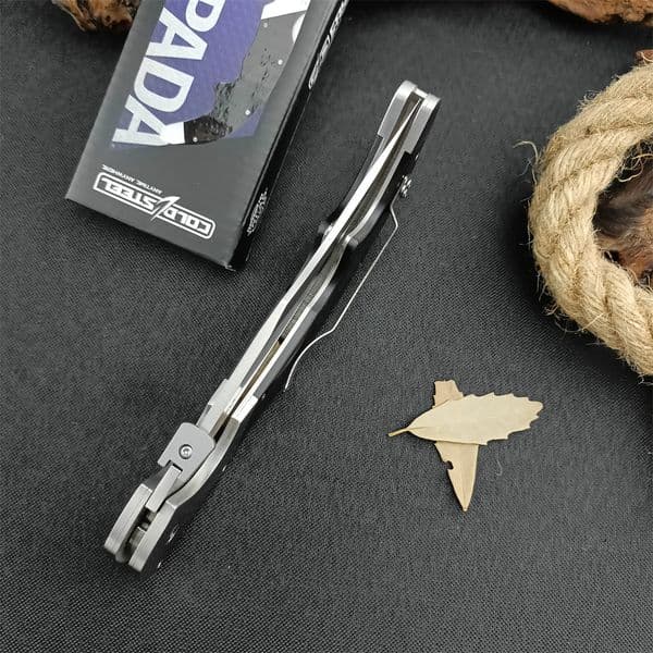 Cold 62NCX Extra Large Espada Pocket Folding Knife knife CTS-XHP Polished Blade Polished G10 Handles with Aluminum Bolsters Outdoor Tacticals Hunting Camping Knive