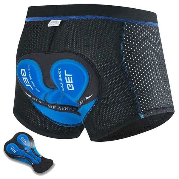 Breathable Cycling Shorts Underpants Gel Pad Shock Proof Bicycle Underpants Mountain Bike Road Bicycle Underpants Mens ShortsXJ241214