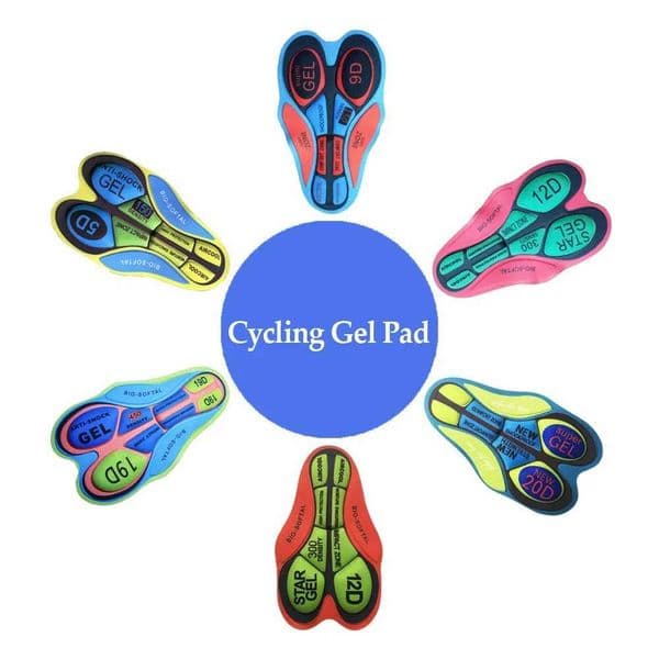 Breathable Cycling Shorts Cushion 5D 9D 12D 19D 20D Gel Pad Bicycle Short Pads Bike Pants Soft Pad NewXJ241214